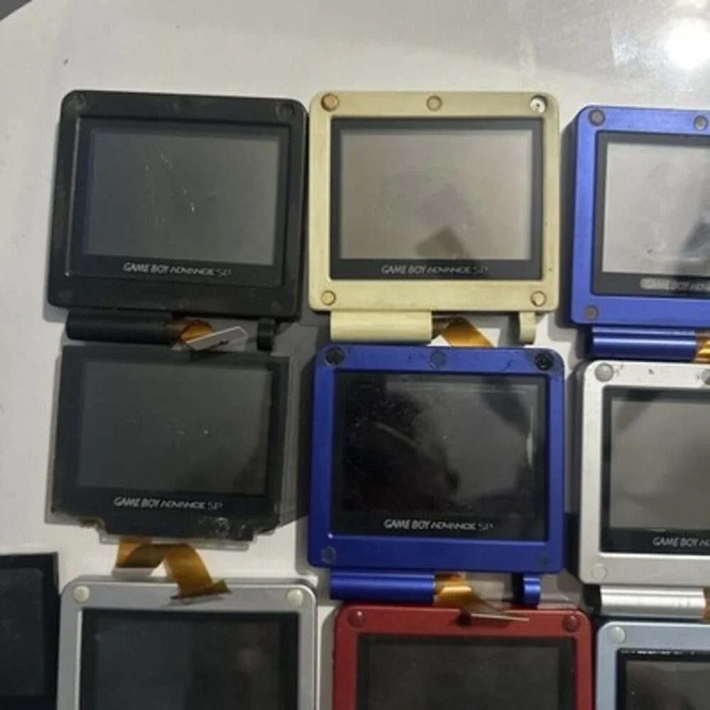 Lot x13 GAMEBOY Advance Sp 001/101 *BROKEN SCREENS Only*